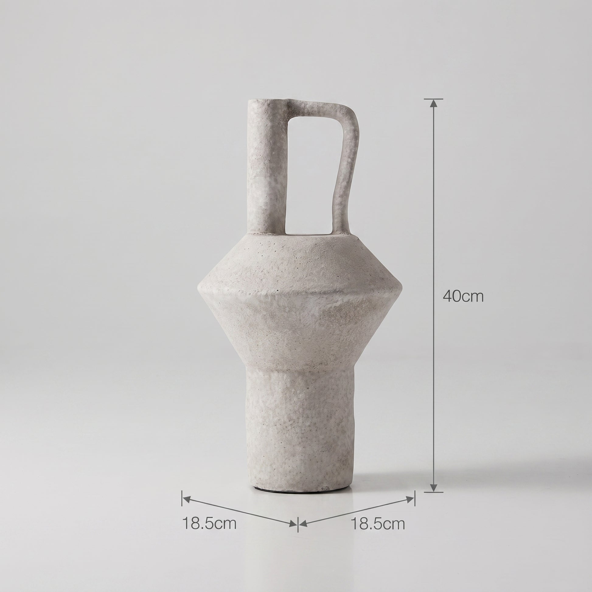 Earthy-toned Ceramic Vase By Zodiya-2