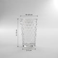 Large Drinking Glass Set of 6 by Zodiya