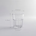 Small Tea Glass Cup Set of 6 by Zodiya
