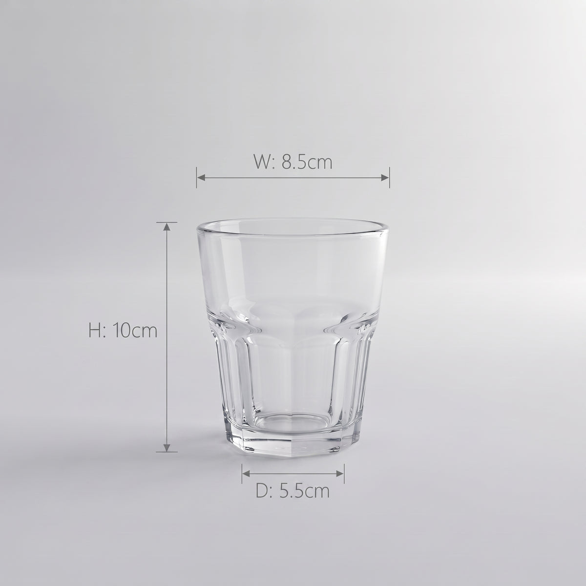 Small Tea Glass Cup Set of 6 by Zodiya