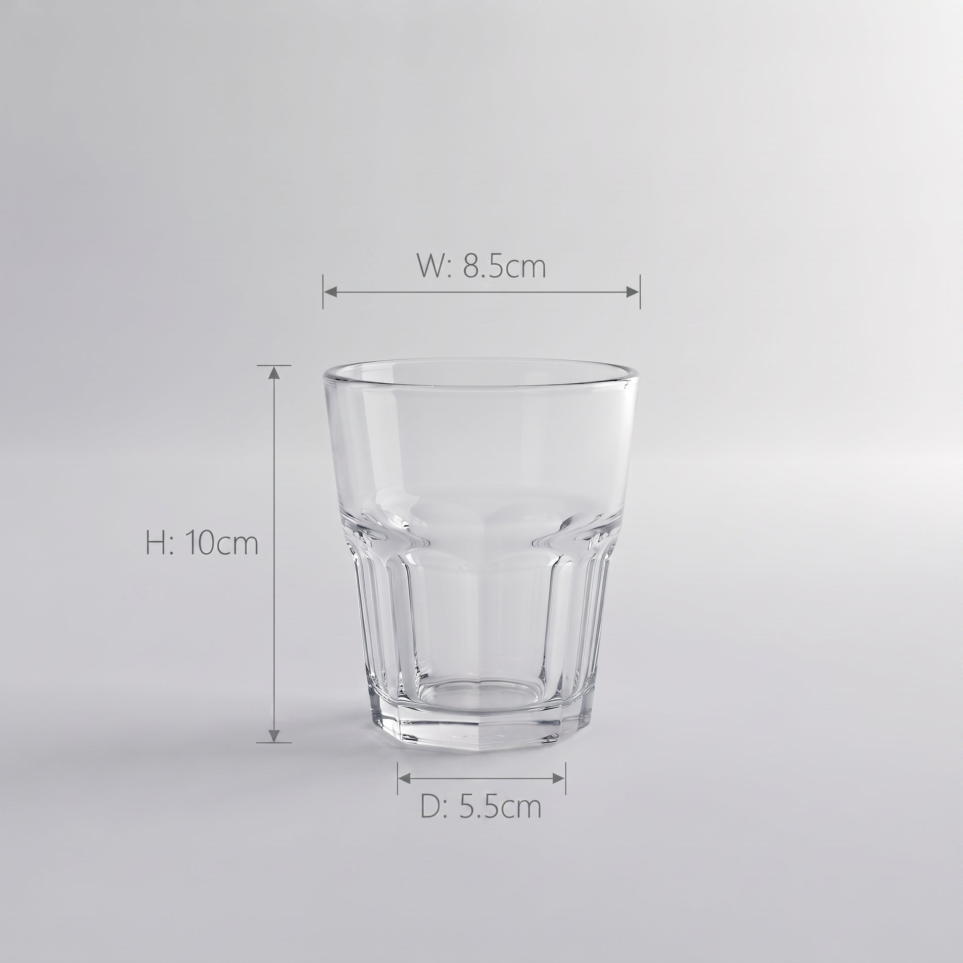 Small Tea Glass Cup Set of 6 by Zodiya-2