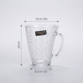 Clear Glass Coffee Mug Set of 6 by Zodiya