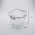 800 ml Rectangular Glass Food Storage Container Box by Zodiya