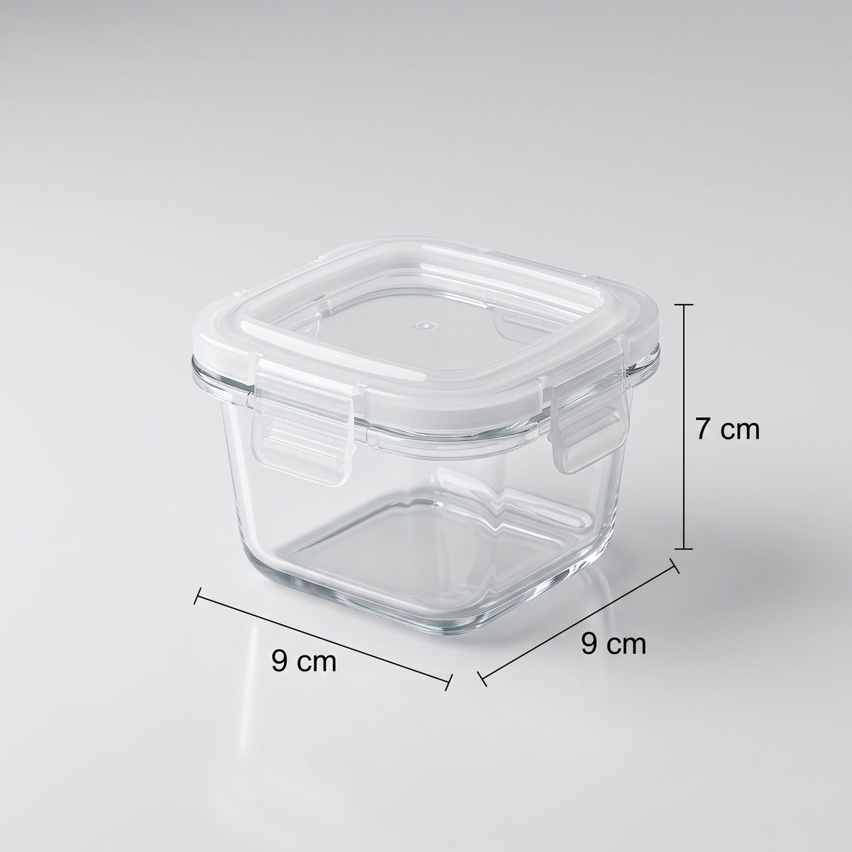 190 ml Glass Food Storage Container Box By Zodiya