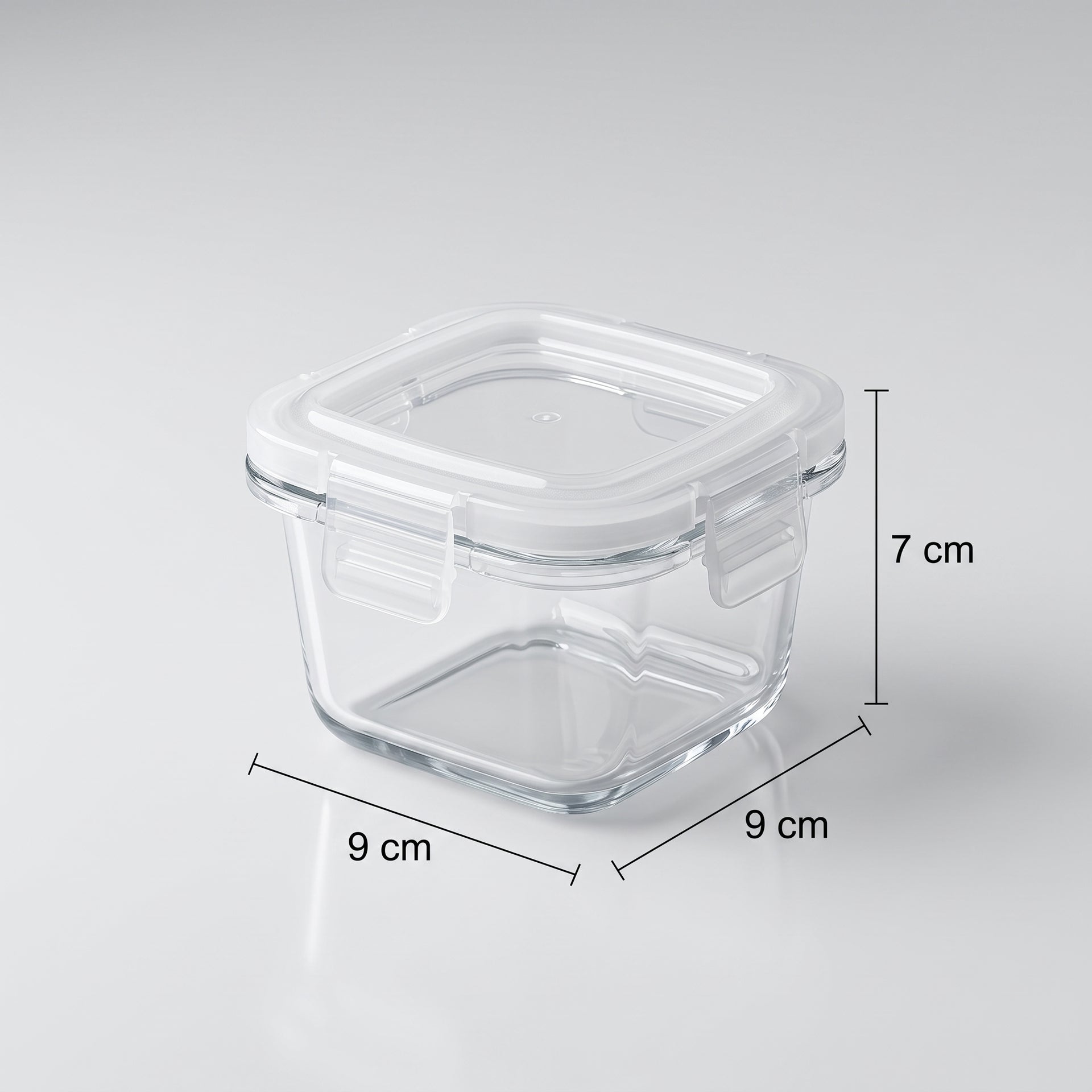 190 ml Glass Food Storage Container Box By Zodiya