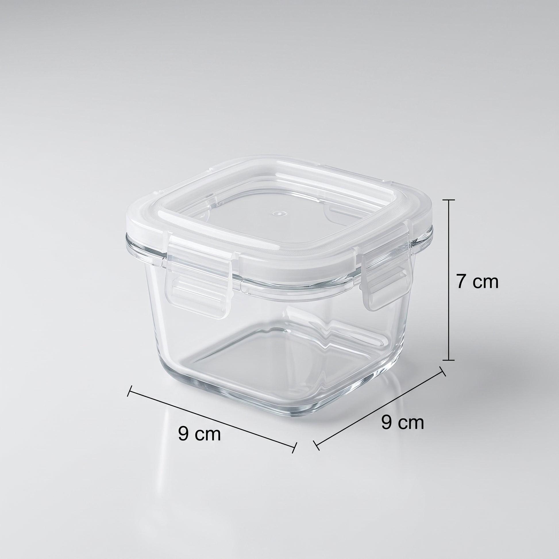 190 ml Glass Food Storage Container Box By Zodiya-2