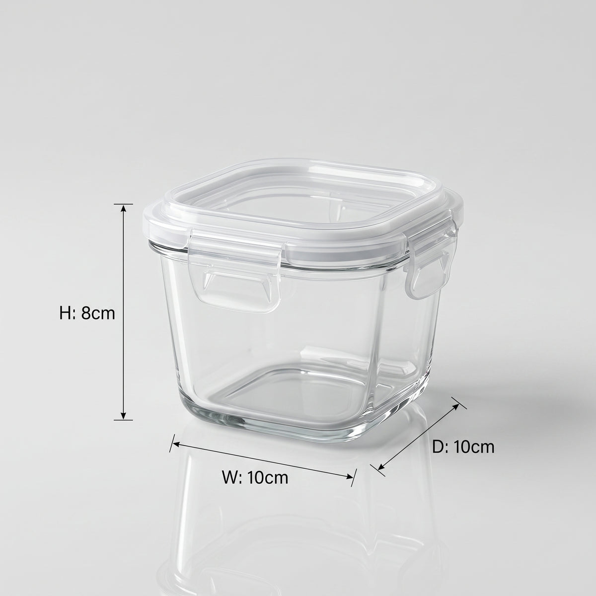 230 ml Glass Food Storage Container Box by Zodiya