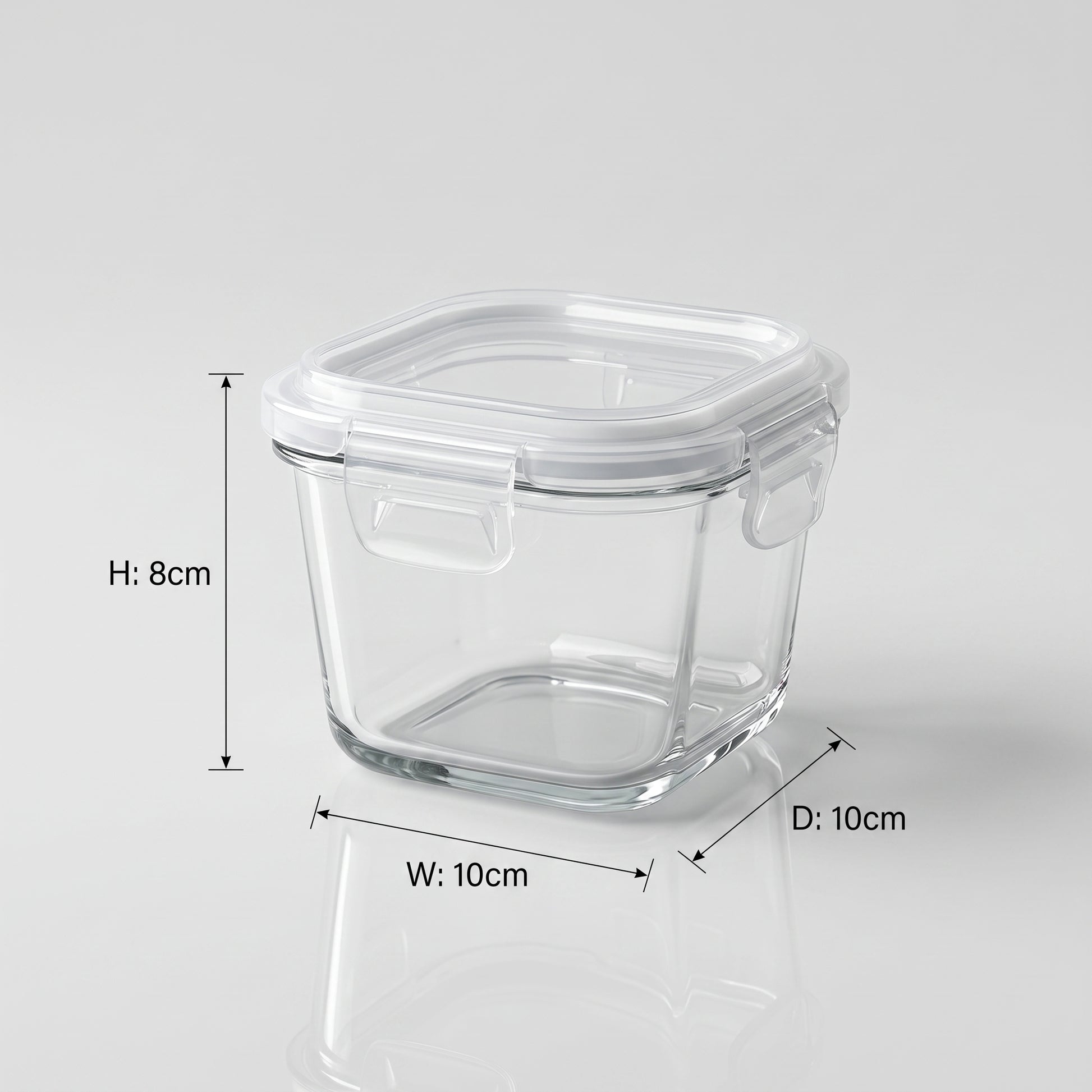 230 ml Glass Food Storage Container Box by Zodiya-2