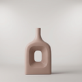 Beige Ceramic Flower Vase By Zodiya