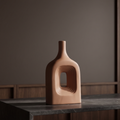 Beige Ceramic Flower Vase By Zodiya