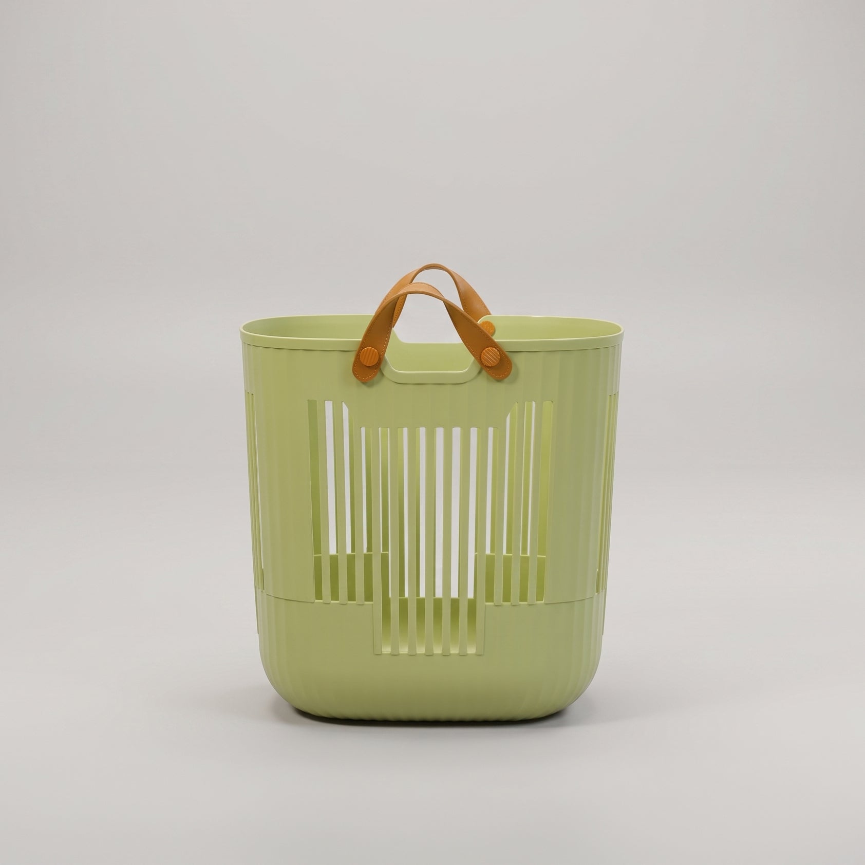 Green Plastic Laundry Basket By Zodiya-4