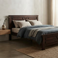 Wooden Queen Size Bed by Zodiya