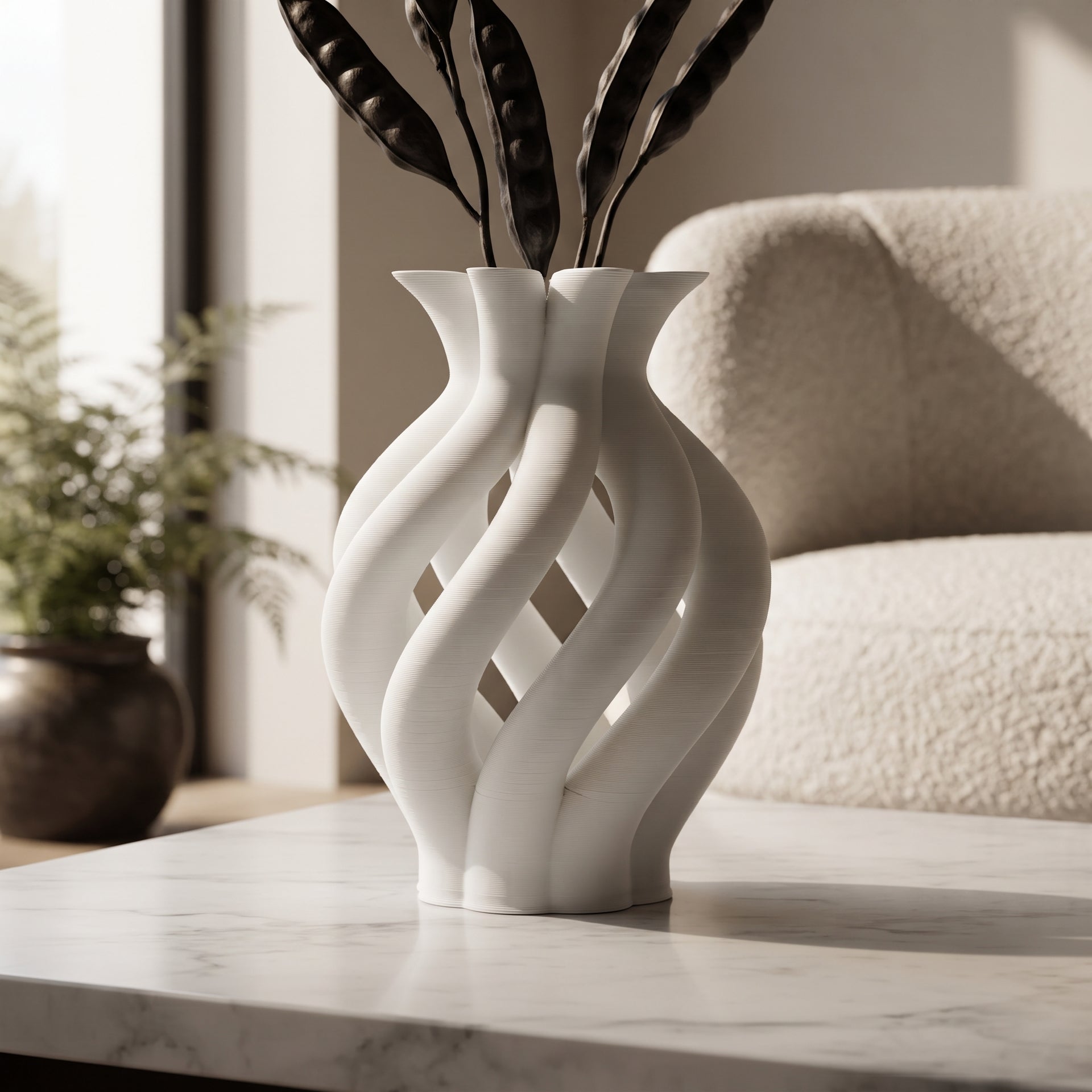 Ceramic Flower Vase By Zodiya