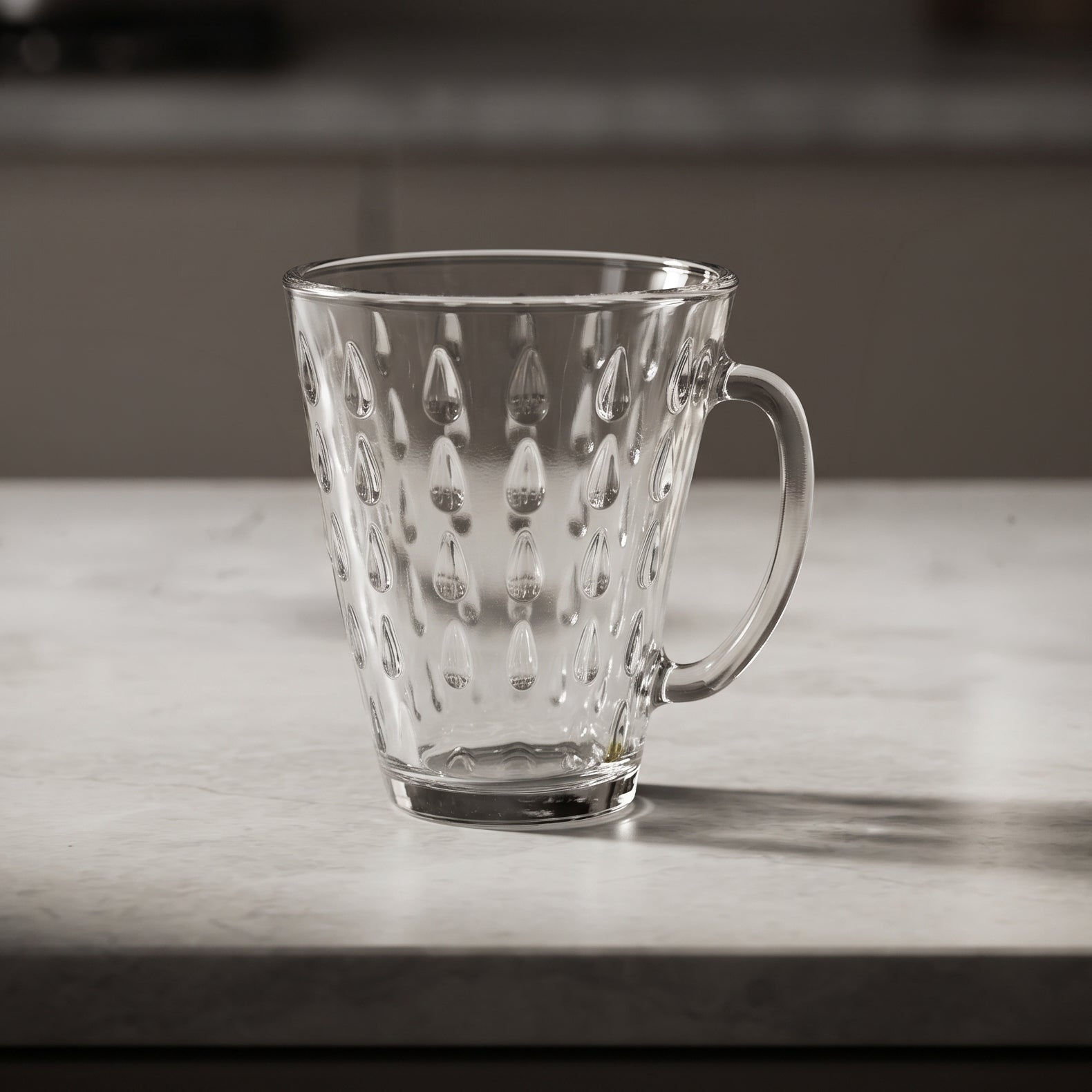 Clear Glass Coffee Mug Set of 6 by Zodiya