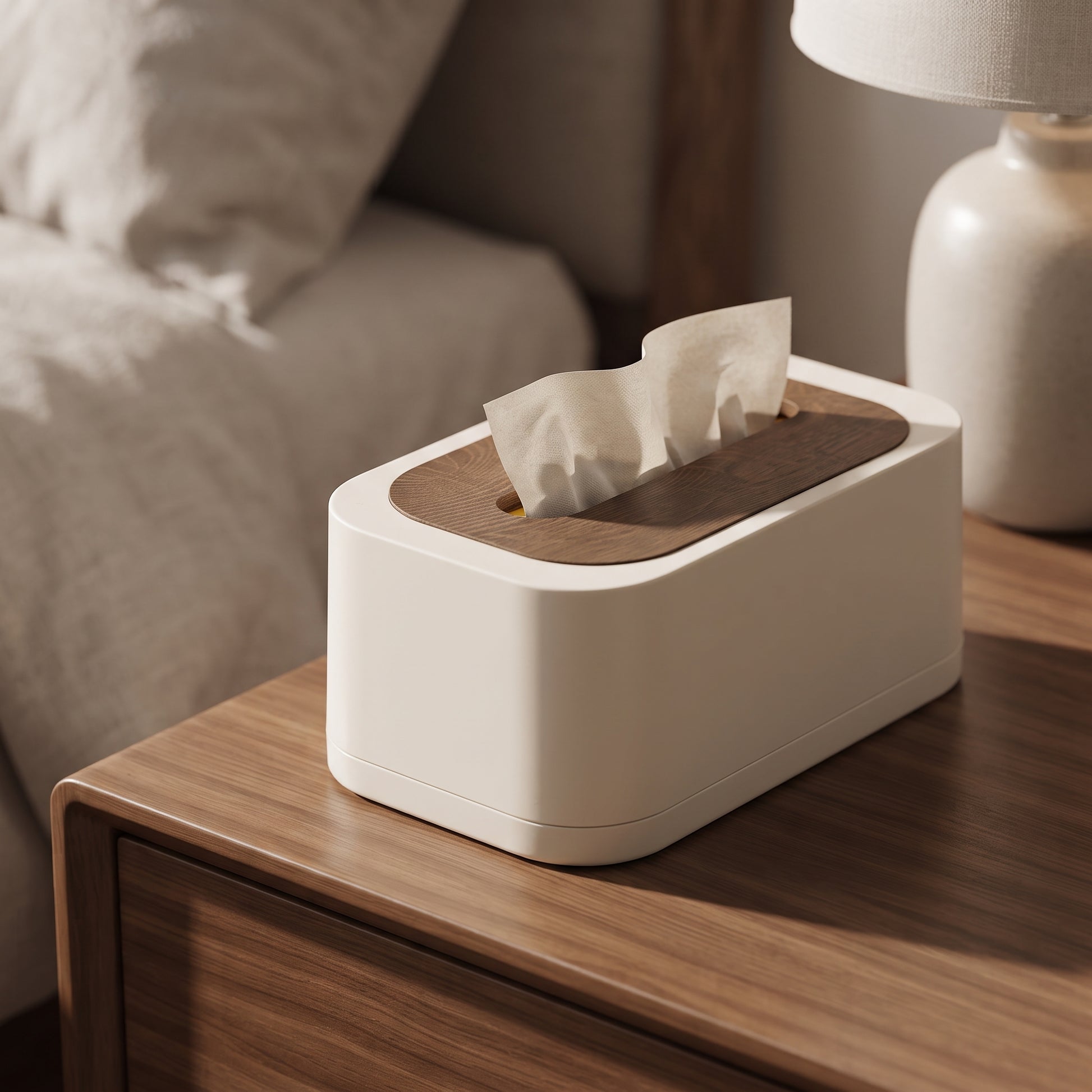 Black Wooden Tissue Box by Zodiya-7