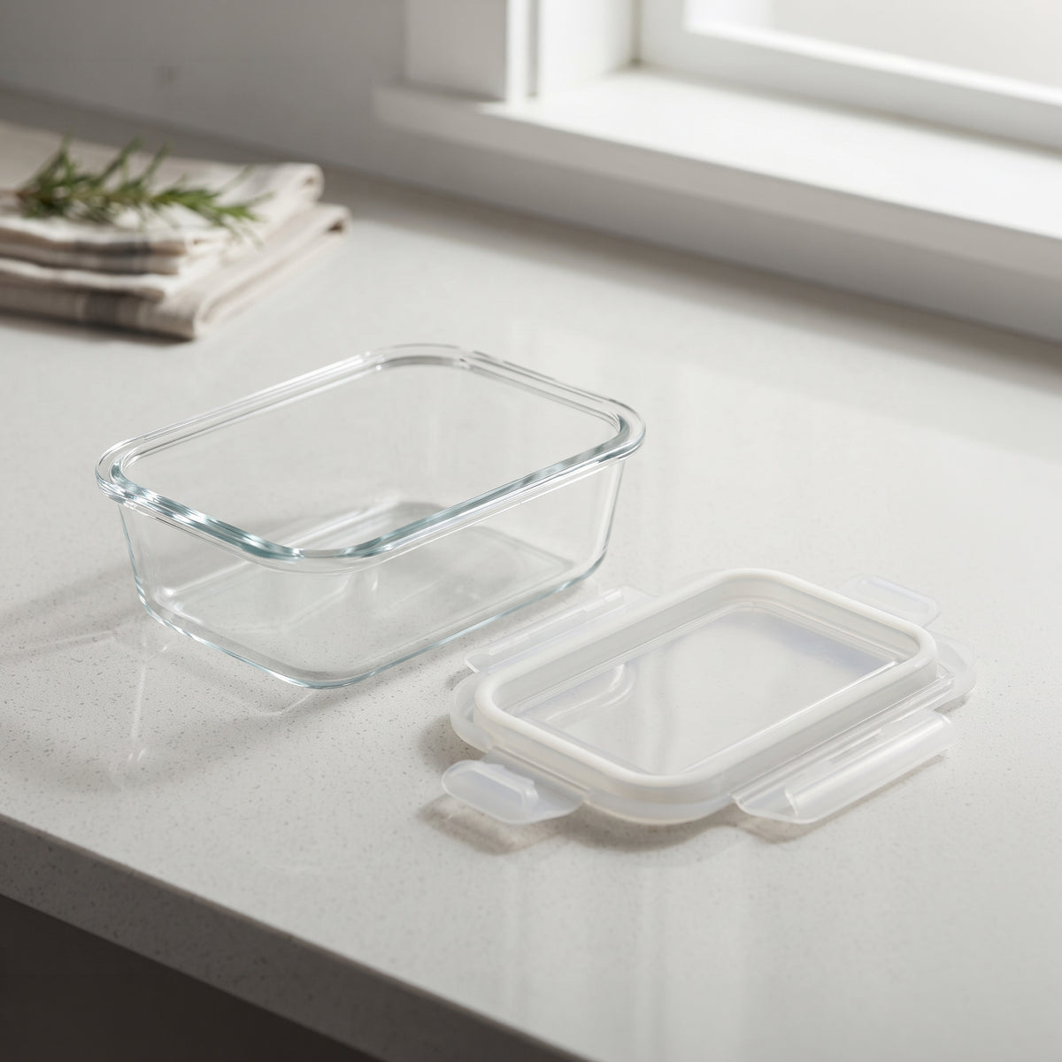 Glass Food Container Box By Zodiya