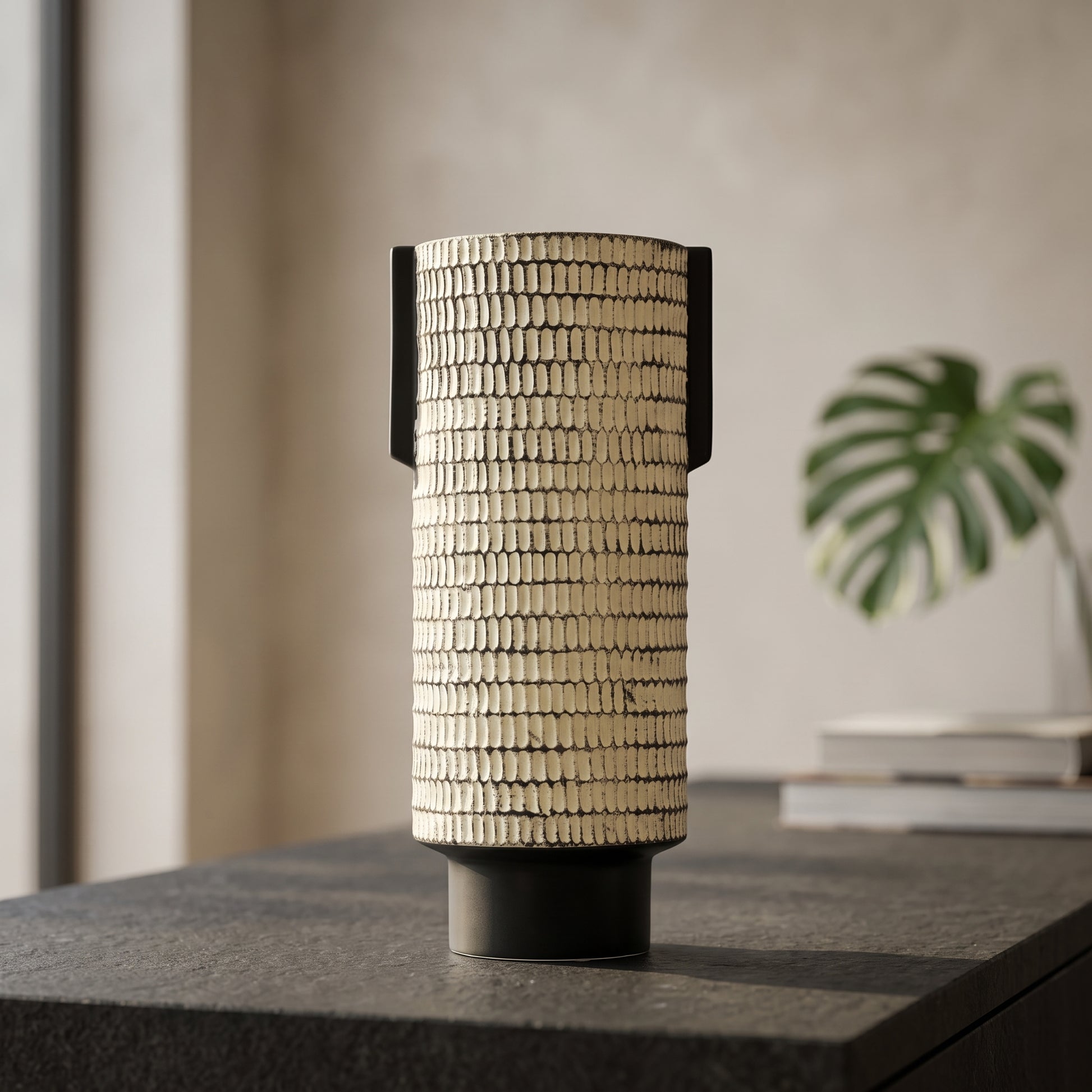 Large Cylindrical Flower Vase by Zodiya-1