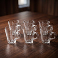 Glass Cup Set Of 6 By Zodiya