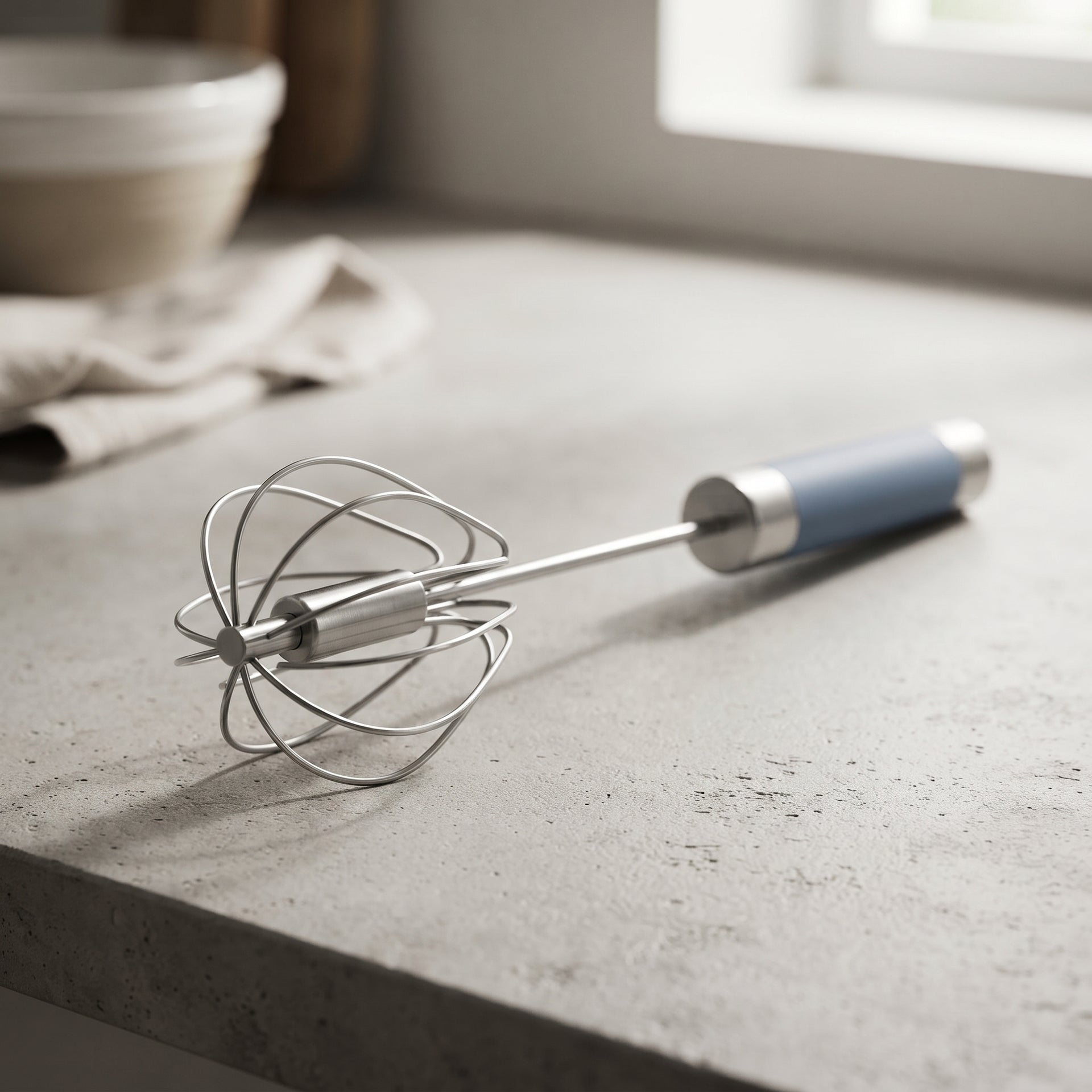 Round Egg Whisk by Zodiya