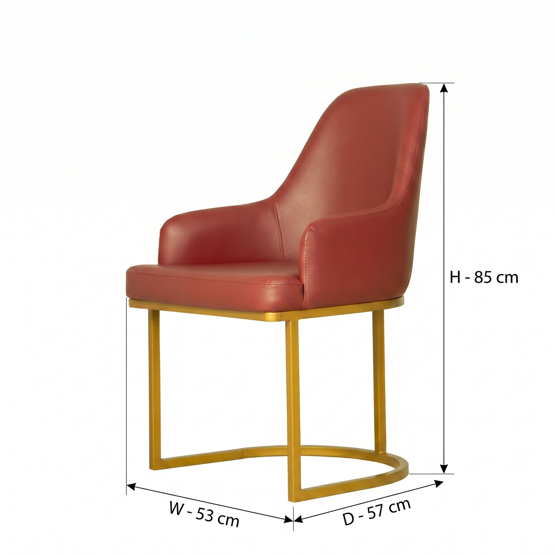 ZDY-ABH31-Dining chair Fabric Mixed Gold HR SH 04 57x53x85