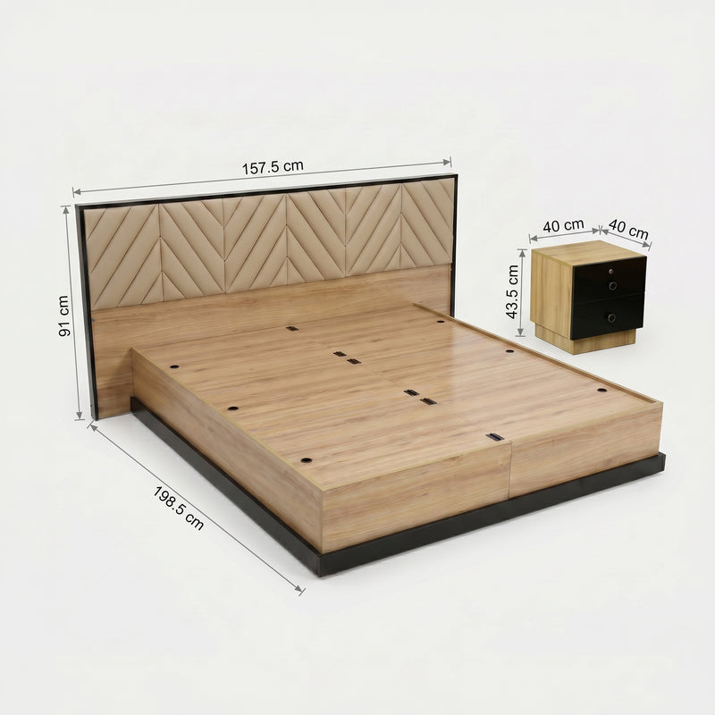 ZDY-FFI-ZAYN COT STORAGE WITH BED SIDE-19170-5