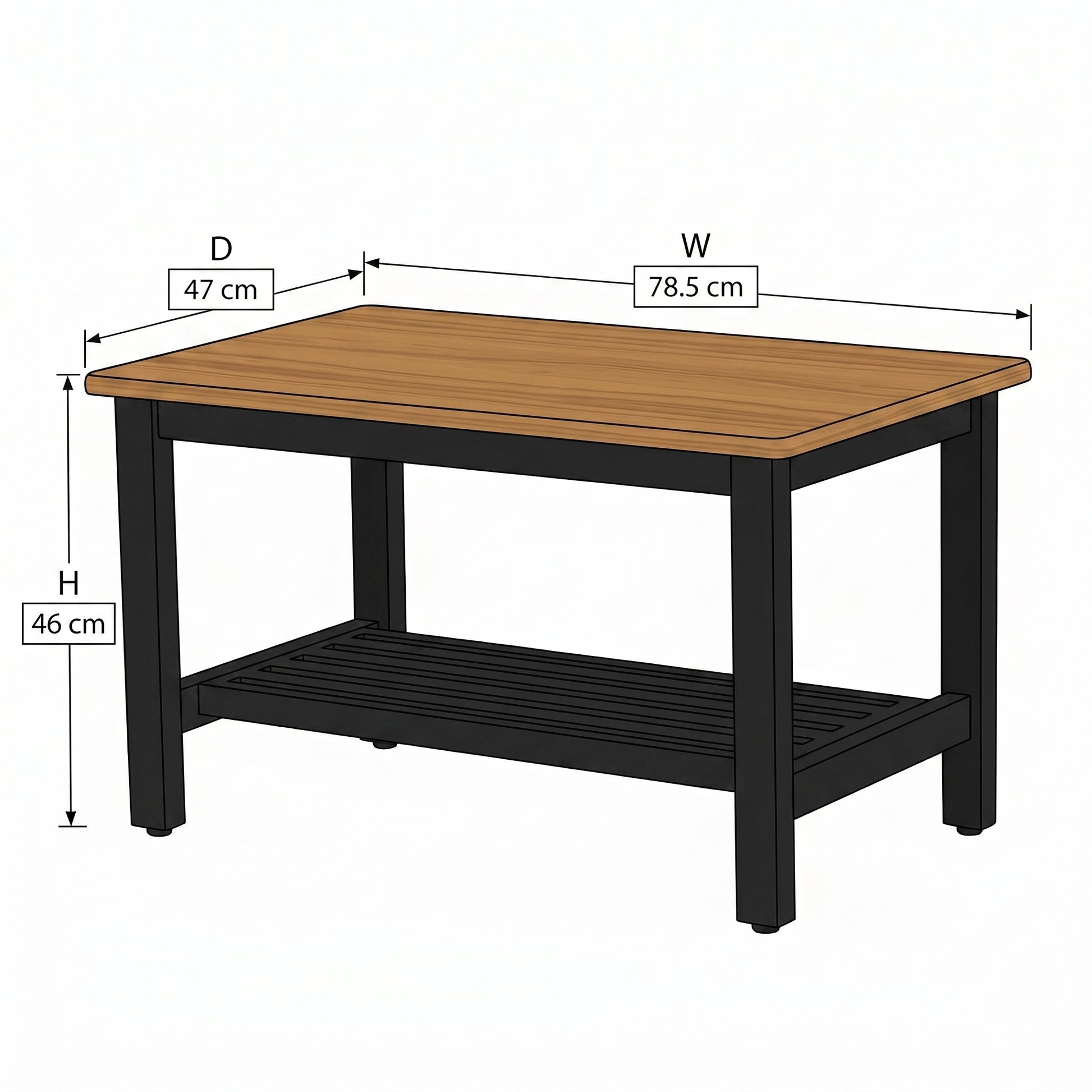 ZDY-ZDY-MS-Coffee Table Walnut 78x46x45-17570-3