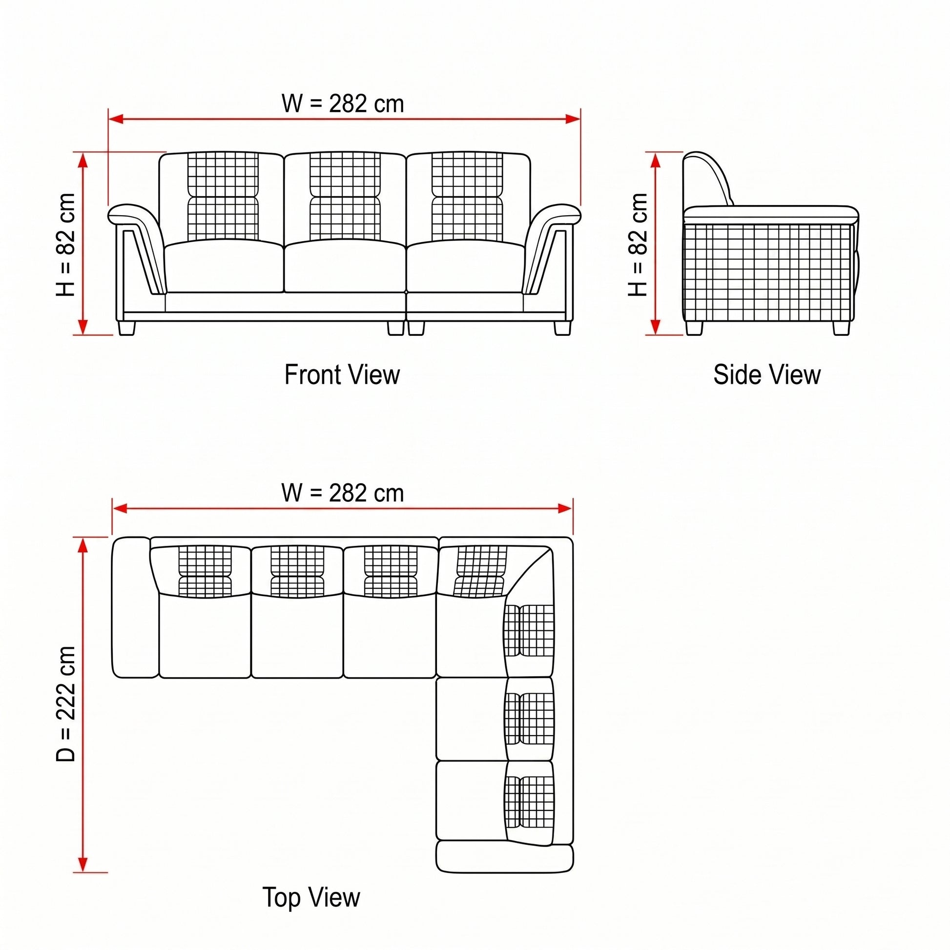 ZDY-BC-Tesla Corner Sofa 5 seater-17803-3