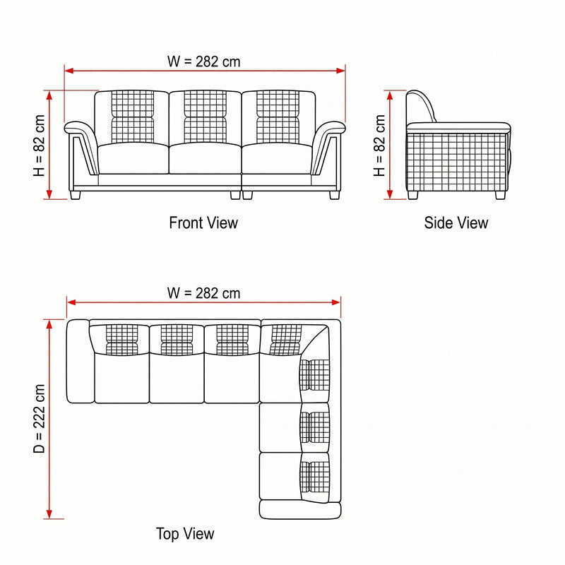 ZDY-BC-Tesla Corner Sofa 5 seater-17803-3