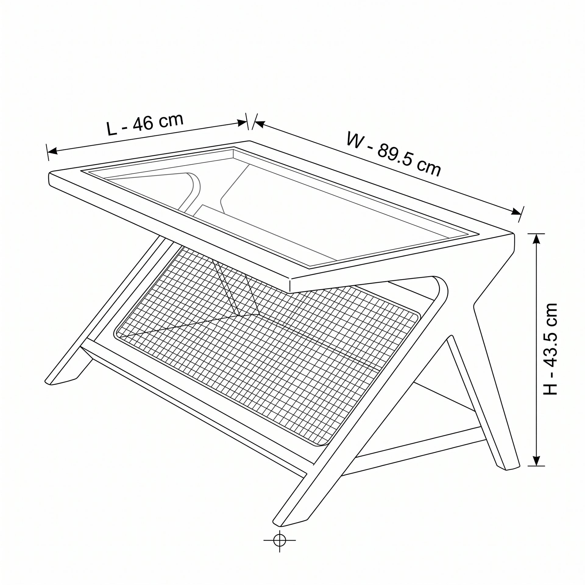 ZDY-PLP-PPTY-007 Coffee Table 80x50-18080