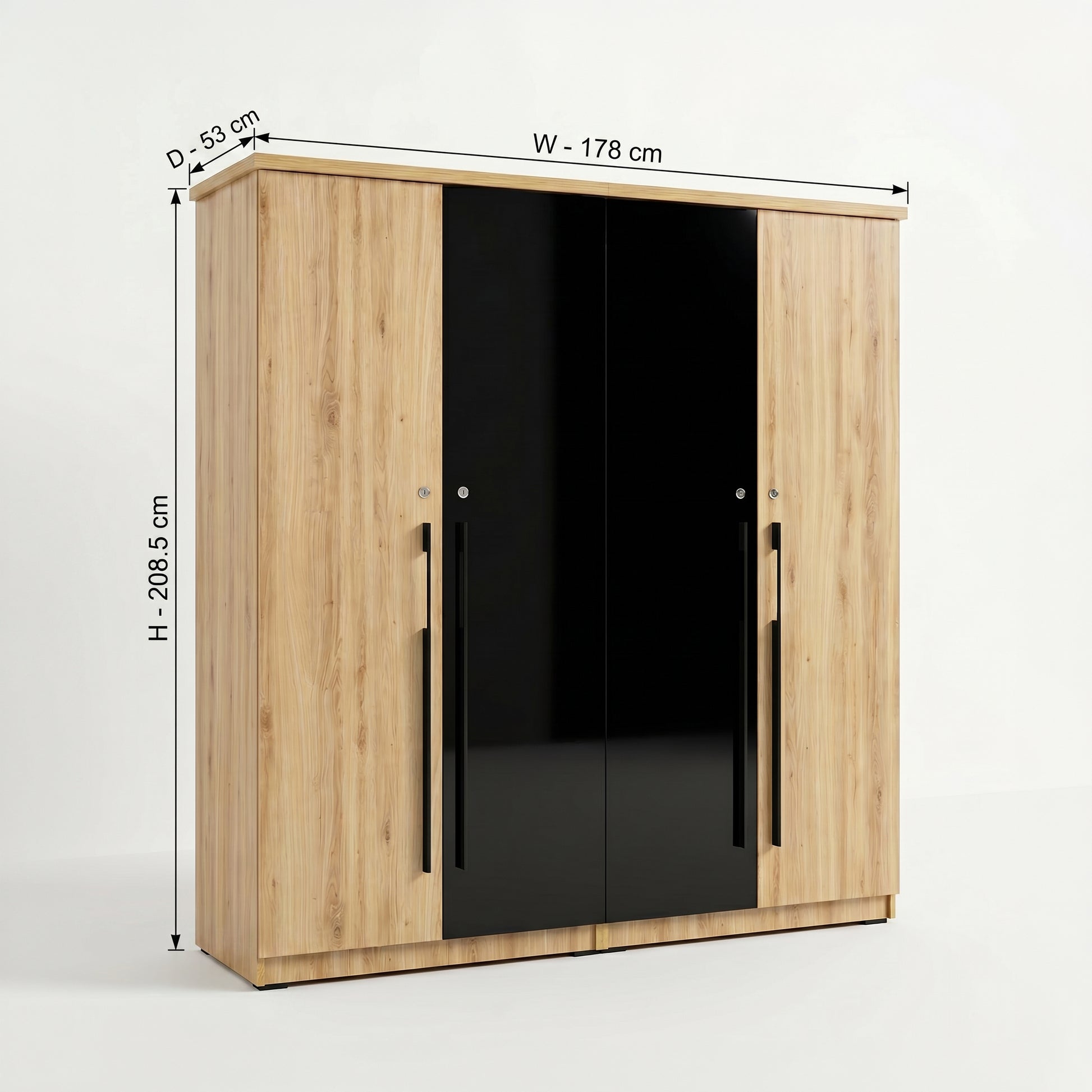 ZDY-FFI-ZAYN 4 DOOR WARDROBE-19169-2
