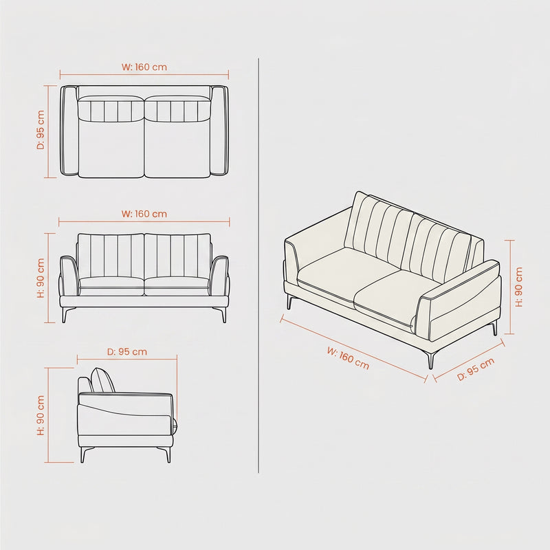 ZDY-DCR-Access-AKAB ALPINE LEATHER NO.4/TAN Sofa 2 Seater-3
