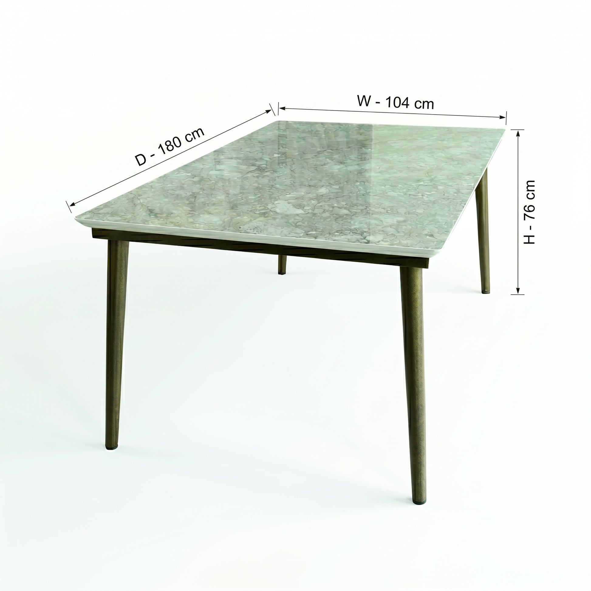 ZDY-BTT 15 Willian Grey Dining Table 180x105-19681-3