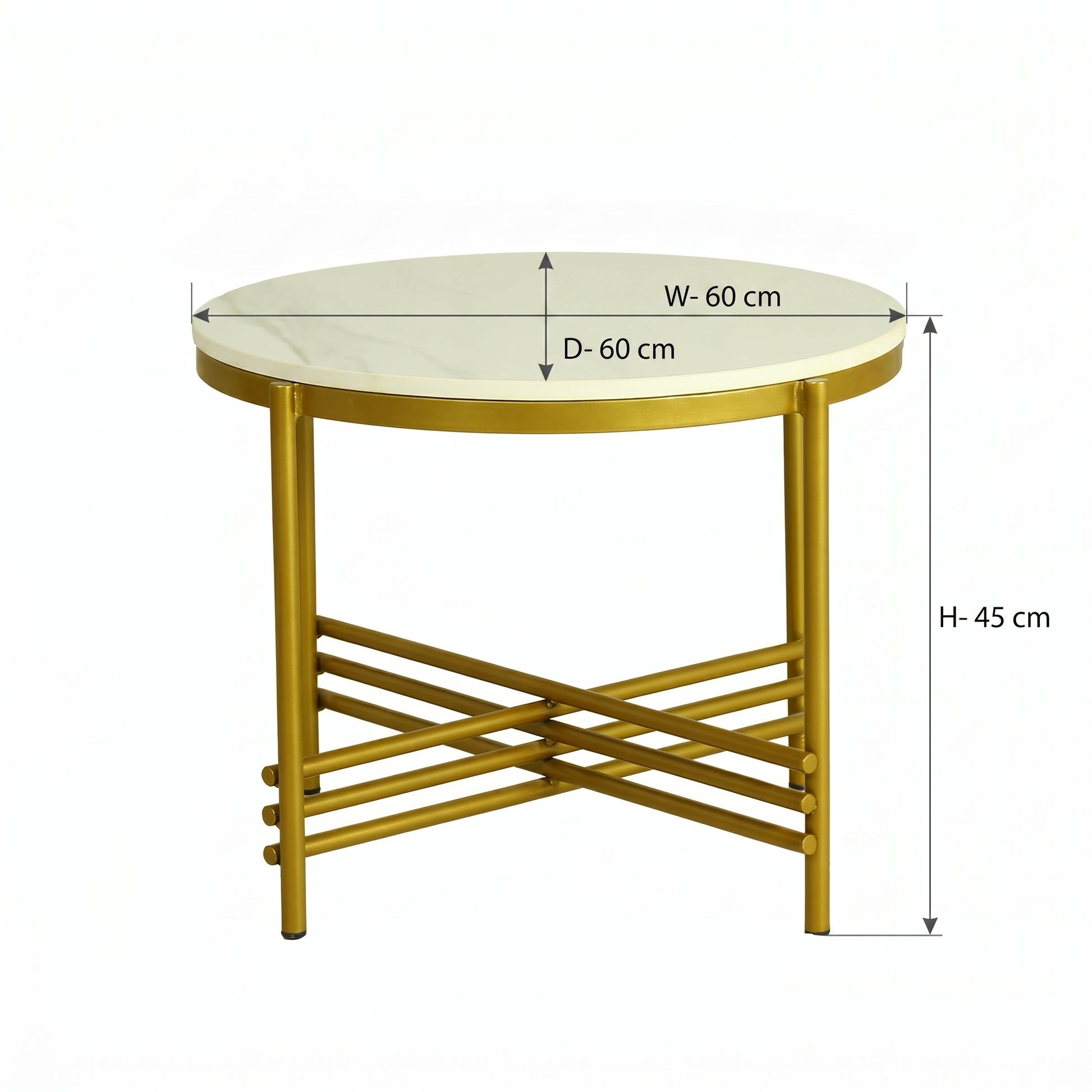 ZDY-BTP14-Side Table  Mixed Gold 60x60x45-2