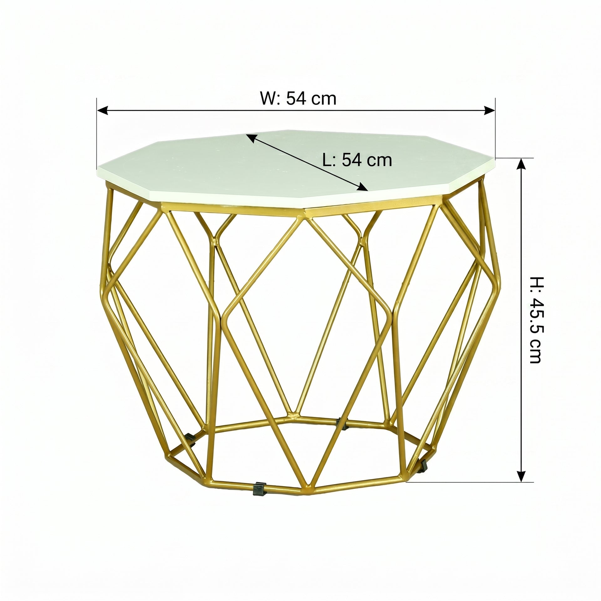 ZDY-ATP10-Coffee Table Mixed Gold 54x54