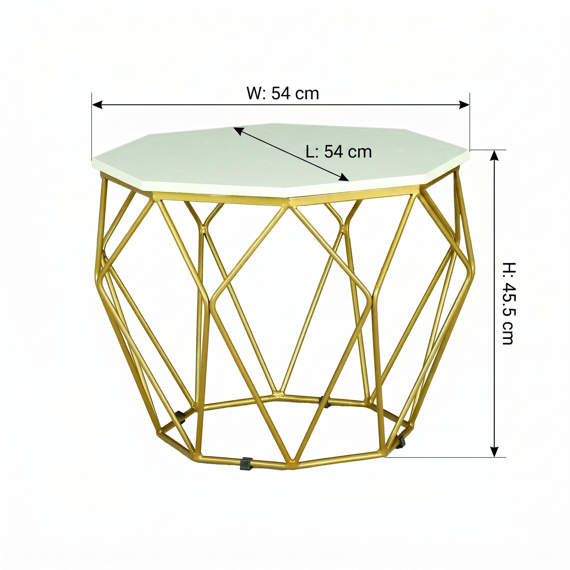 ZDY-ATP10-Coffee Table Mixed Gold 54x54-2
