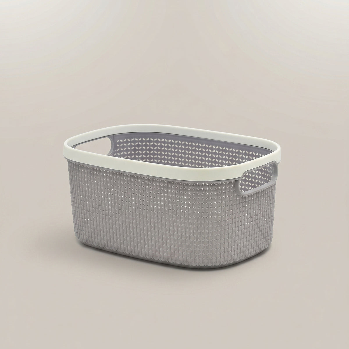 Grey Multi Purpose Organiser Basket By Zodiya