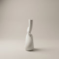 White Knot Ceramic Flower Vase by Zodiya
