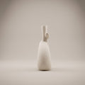 White Knot Ceramic Flower Vase (Large) by Zodiya