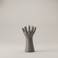 Grey Ceramic Hand Sculpture Vase by Zodiya