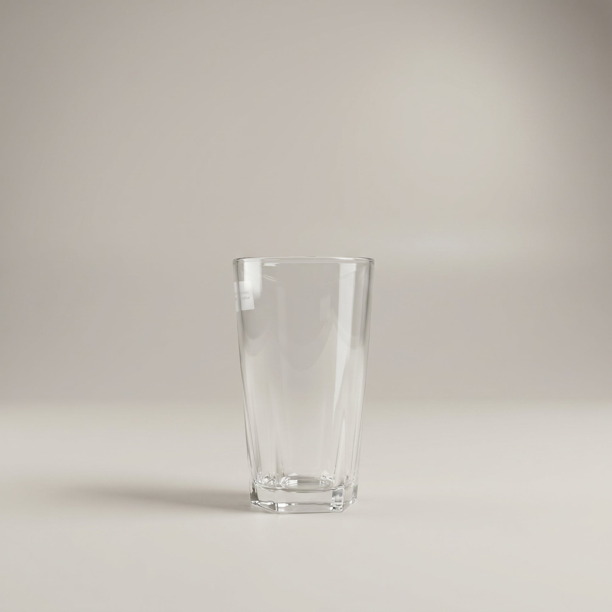 Large Clear Glass Cup Set of 6 by Zodiya-4