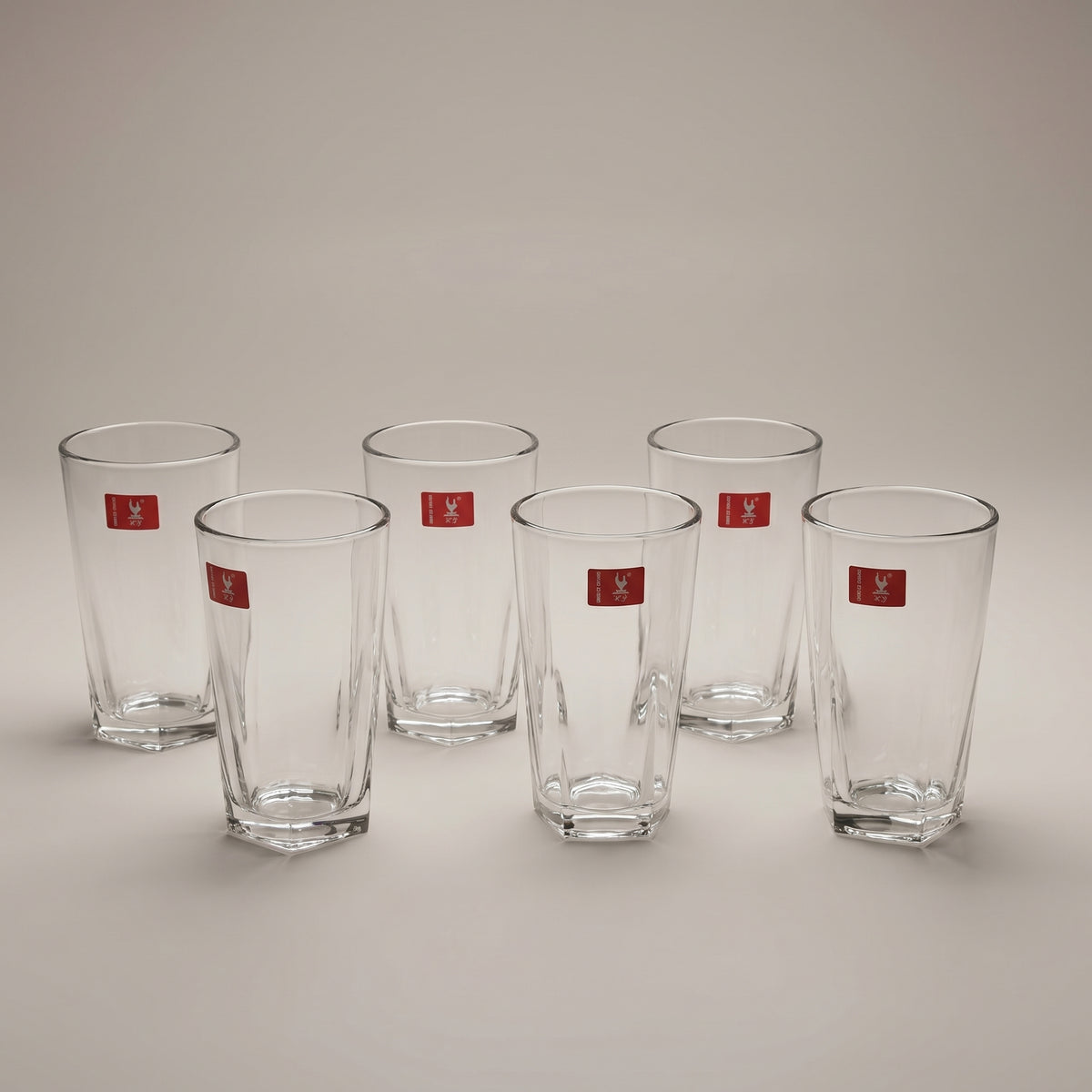 Clear Juice Glasses (Set of 6) by Zodiya