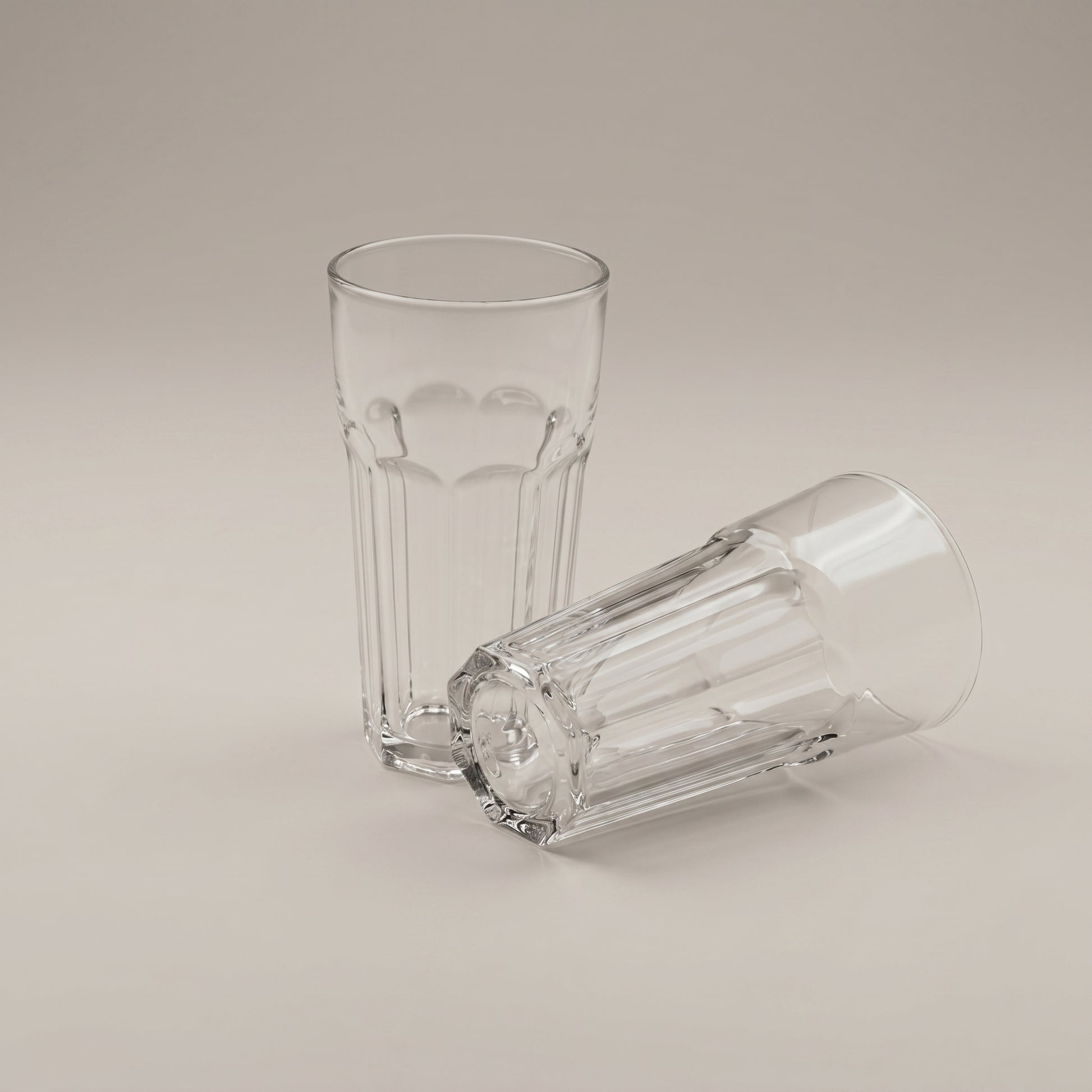 Clear Glass Cup Set of 6 by Zodiya-4