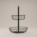 2 Tier Round Fruit Basket by Zodiya