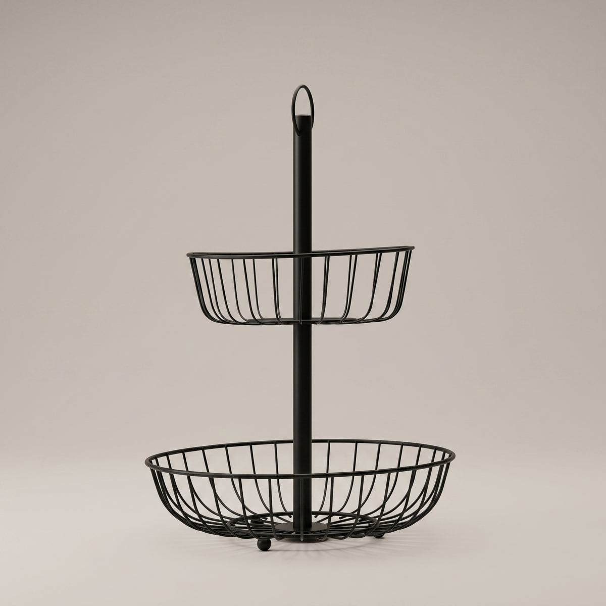 2 Tier Round Fruit Basket by Zodiya