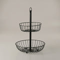 2 Tier Round Fruit Basket by Zodiya