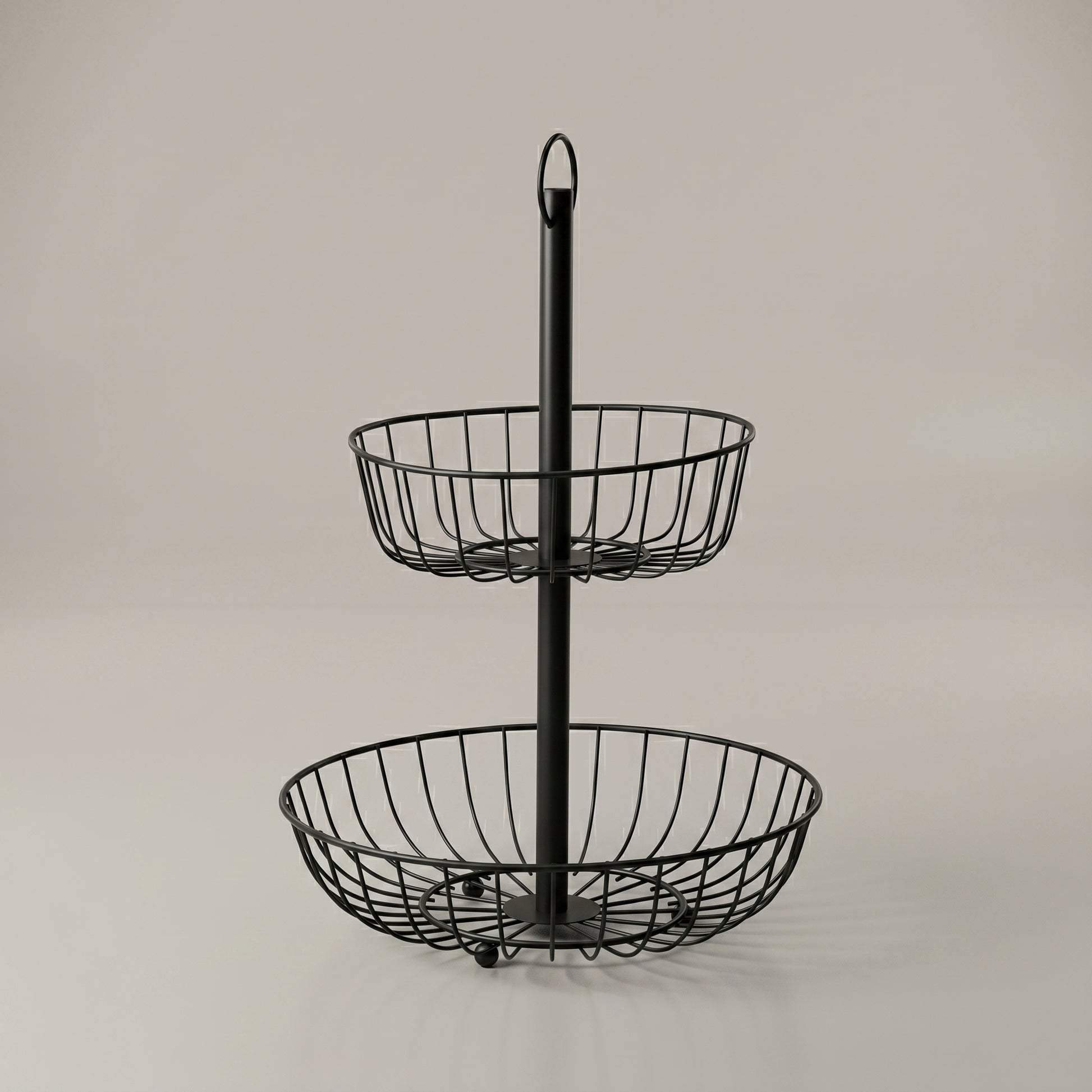 2 Tier Round Fruit Basket by Zodiya-3