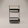 2 Tier Square Fruit Basket by Zodiya