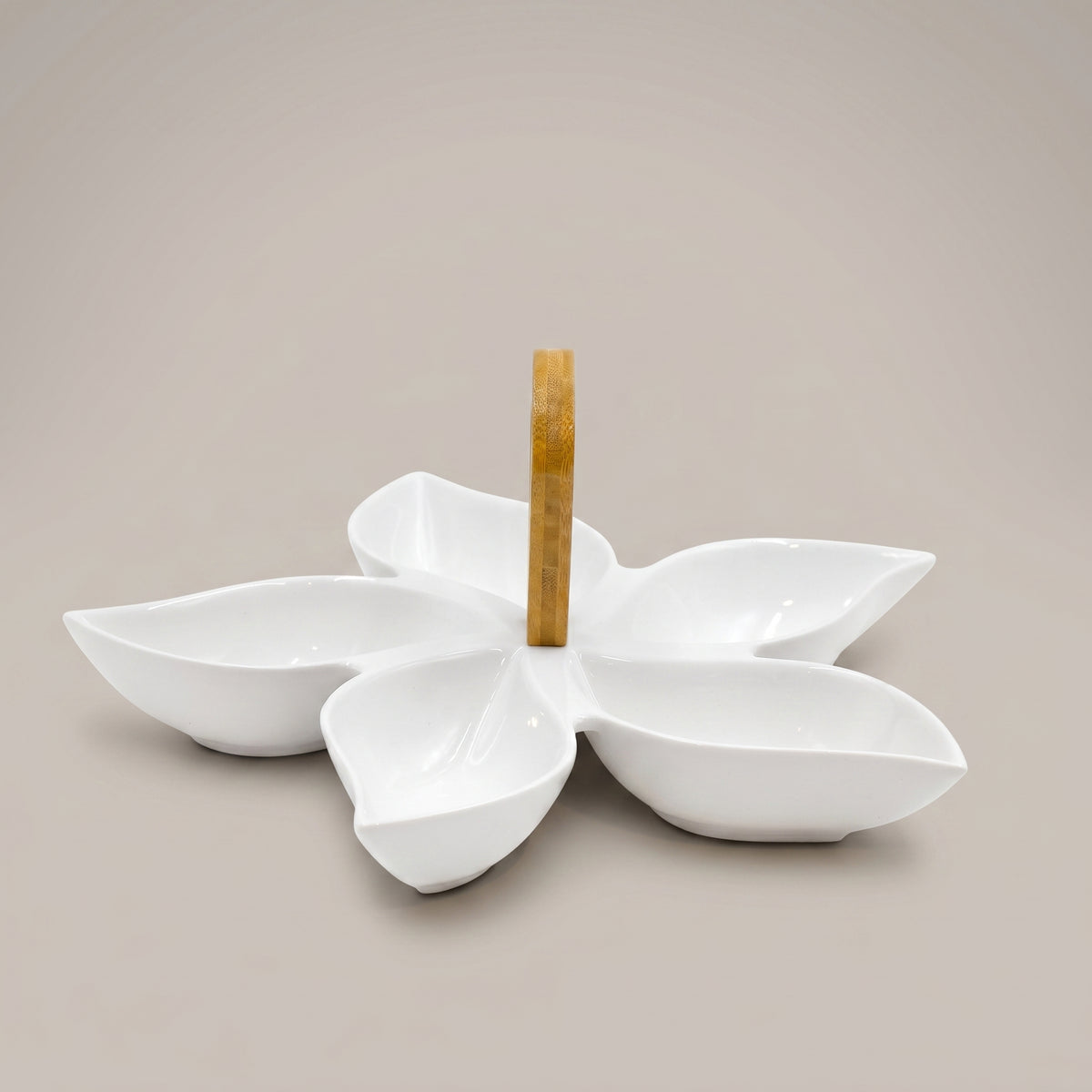 White Serving Platter Set of 5 by Zodiya