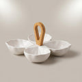 White Serving Platter Set by Zodiya