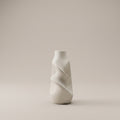 White Ring Ceramic Flower Vase (Small) by Zodiya